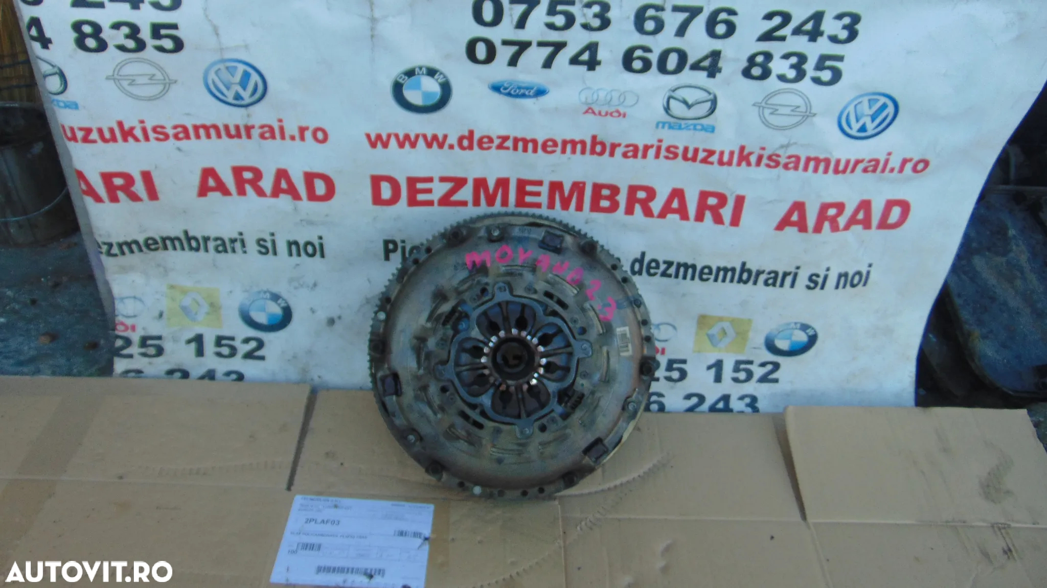 Volanta Renault Master 2.3 Opel Movano 2010-2016 mascott placa presiune disc ambreiaj dezmembrez - 2
