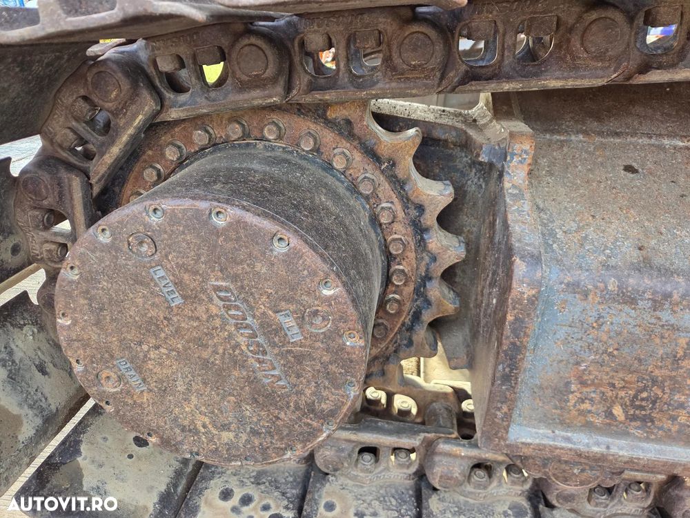 Doosan DX255, 25,5 tone, 2021, 9.340h, Cupa 1,55mc, adanc sapare 6,5m, inst picon pe brate, lant 70% ok, camera spate si lateral dreapta, posibilitate leasing 4 ani-PROMOTIE 50.900 EUR+Tva - 25
