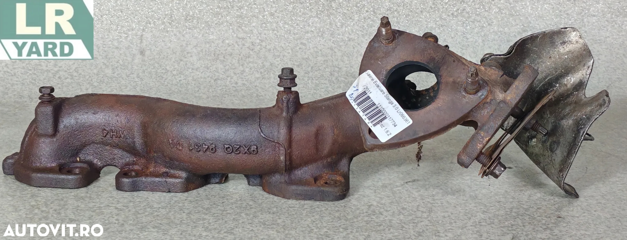 Galerie evacuare stanga 3.0 diesel DISCOVERY 4 2010 - 2016; RANGE ROVER 2013;RANGE ROVER SPORT 2014; Jaguar XF 2009 - 2015; XJ 2010 > LR066361 dezmembrari/dezmembrez - 2