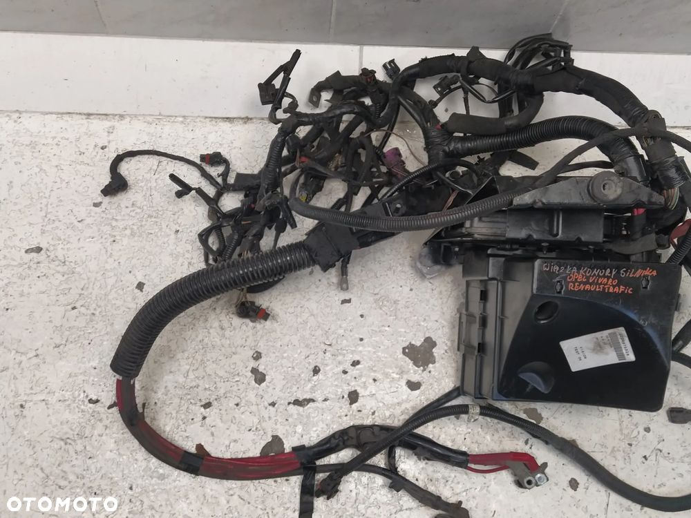 OPEL VIVARO RENAULT TRAFIC  WIĄZKA INSTALACJA PRZEWODY KABLE KOMORY SILNIKA GRODZI SKRZYNKA BEZPIECZNIKÓW ORYGINAŁ - 3