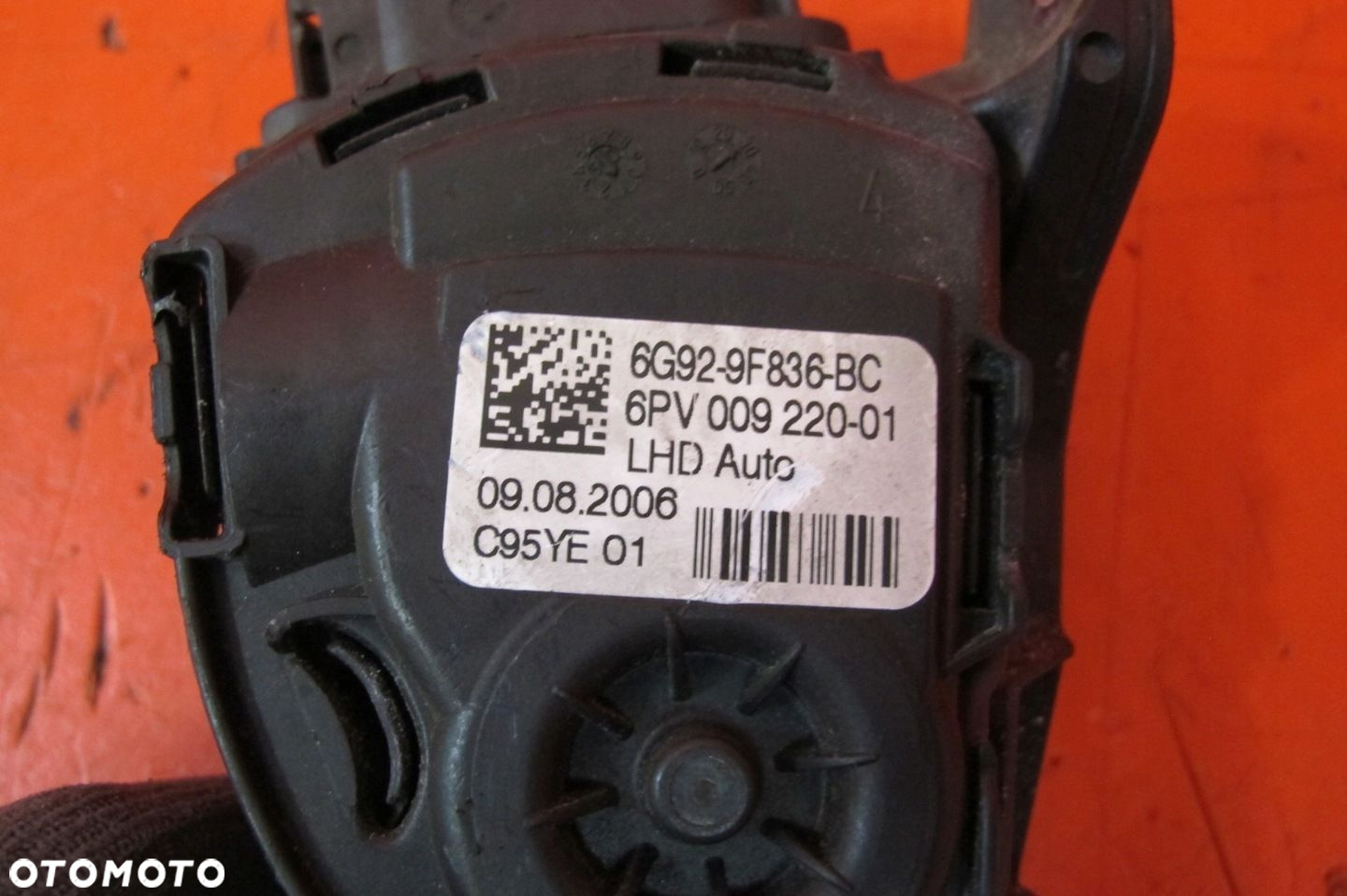 VOLVO V70 III S80 II 2.4 D5 PEDAŁ POTENCJOMETR GAZU 6G92-9F836-BC - 4