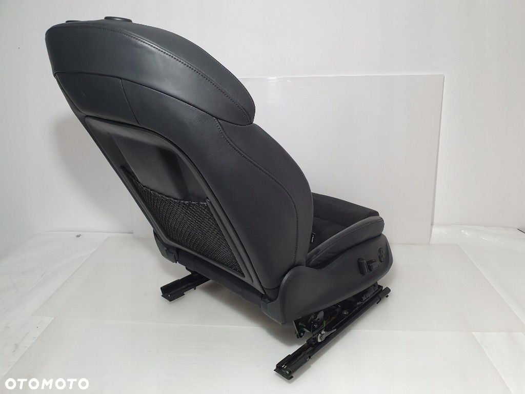 AUDI A6 C7 4G 2015r FOTEL PASAŻERA SKÓRA ALCANTARA GRZANY ELEKTRYCZNY IDEAŁ - 11