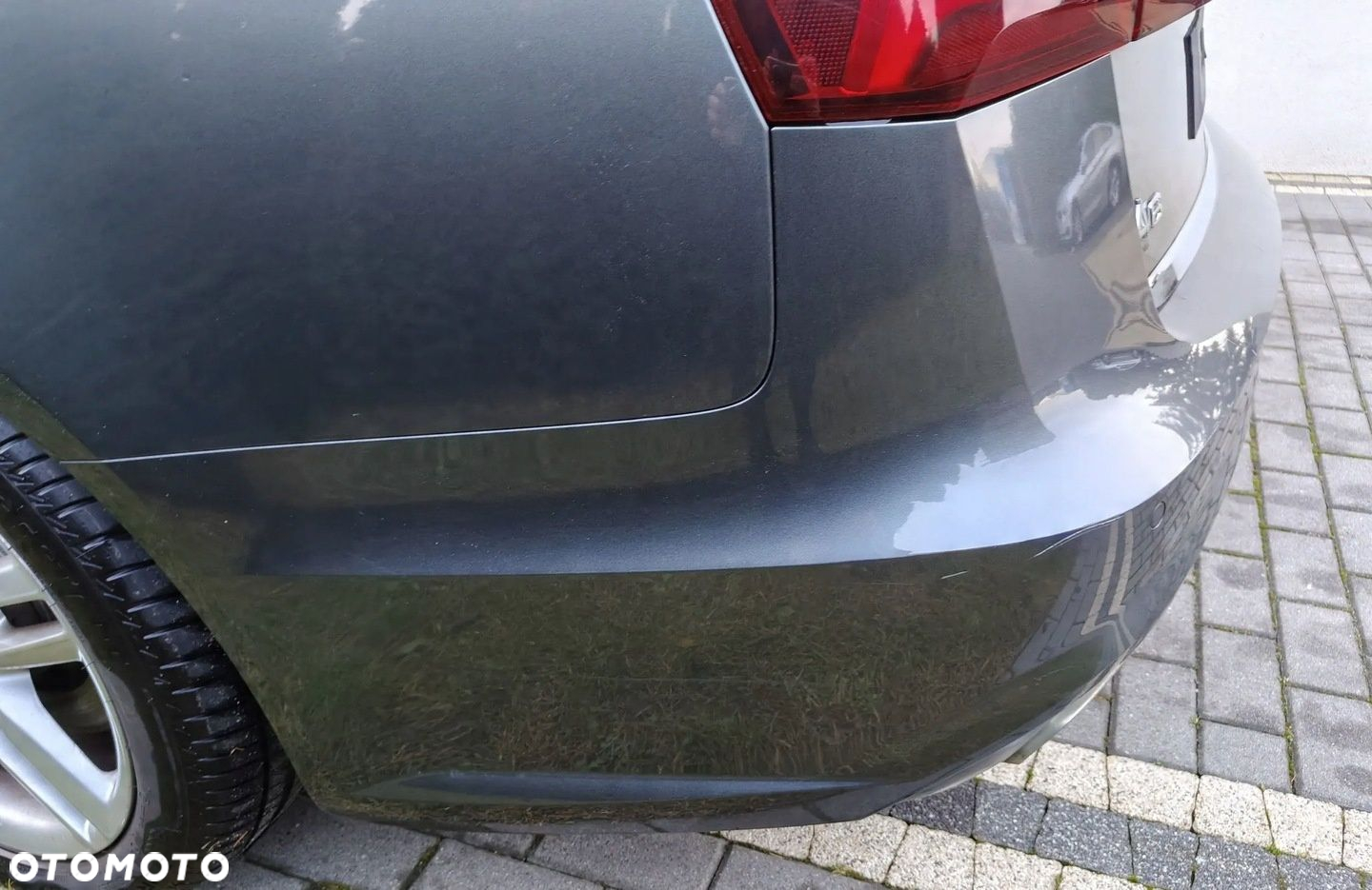 AUDI A6 S6 C7 4G LIFT 15-18 KOMBI AVANT ZDERZAK TYŁ TYLNY LZ7S DAYTONA GRAY - 3