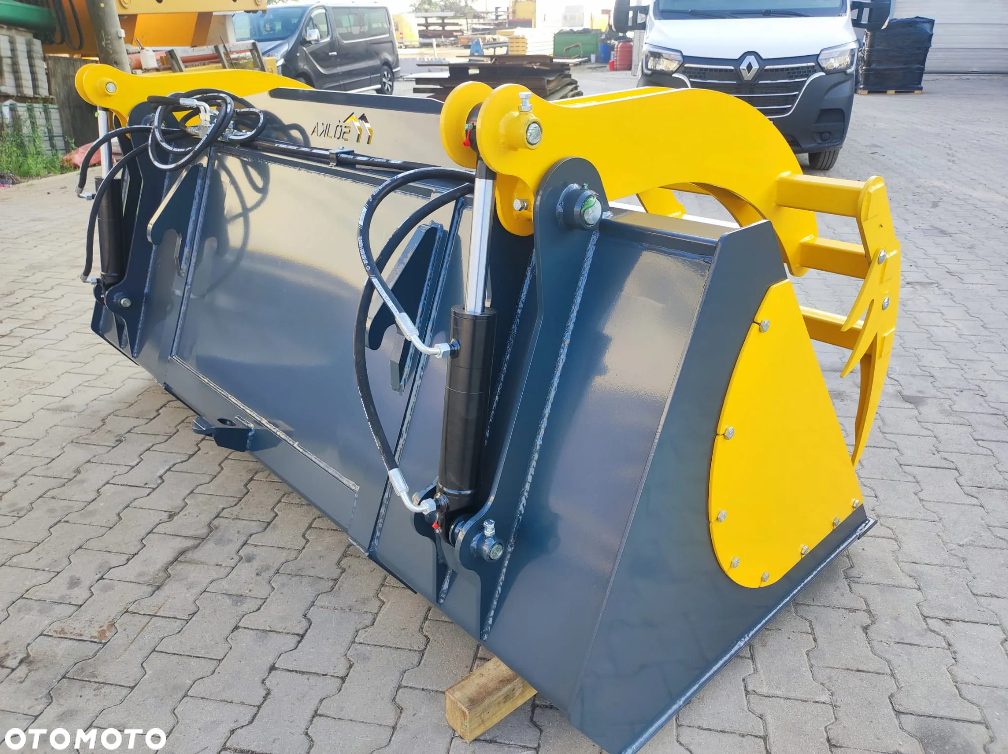 Łyżko krokodyl, ząb palony, 260 cm,ładowarka Claas, Case, Schaffer,Matbro, JLG, Kramer - 5