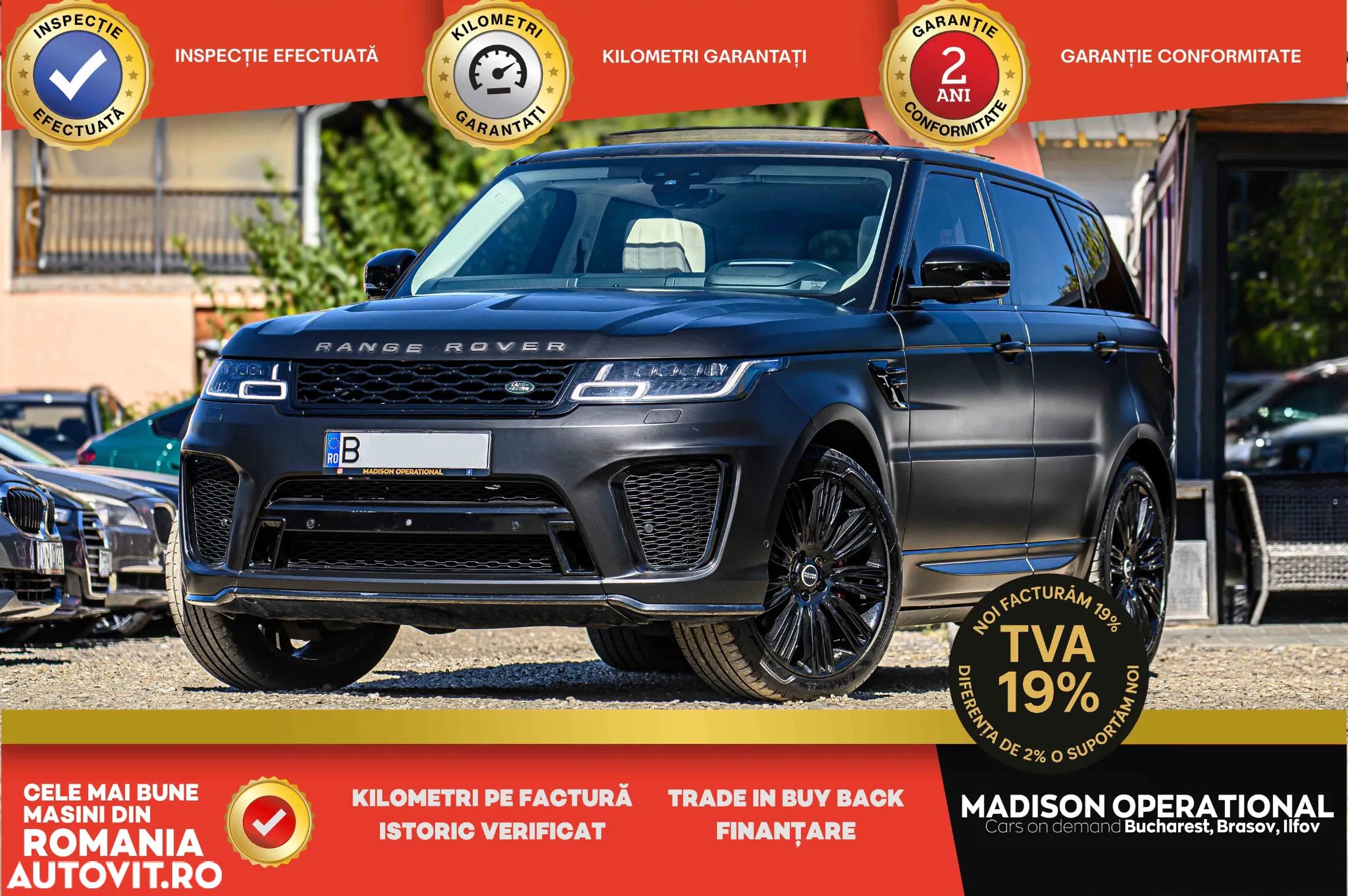 Land Rover Range Rover Sport 5.0 V8 Supercharged SVR - 1
