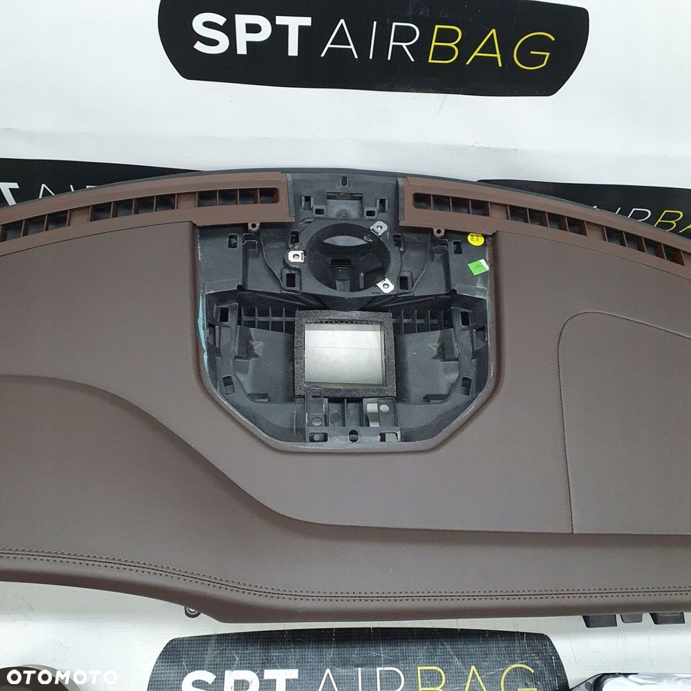 PORSCHE 911 CARRERE 992 DESKA ROZDZIELCZA BRĄZOWA KONSOLA KOKPIT PULPIT PODUSZKI AIRBAG AIR BAG PASY KURTYNY KIT SET - 3