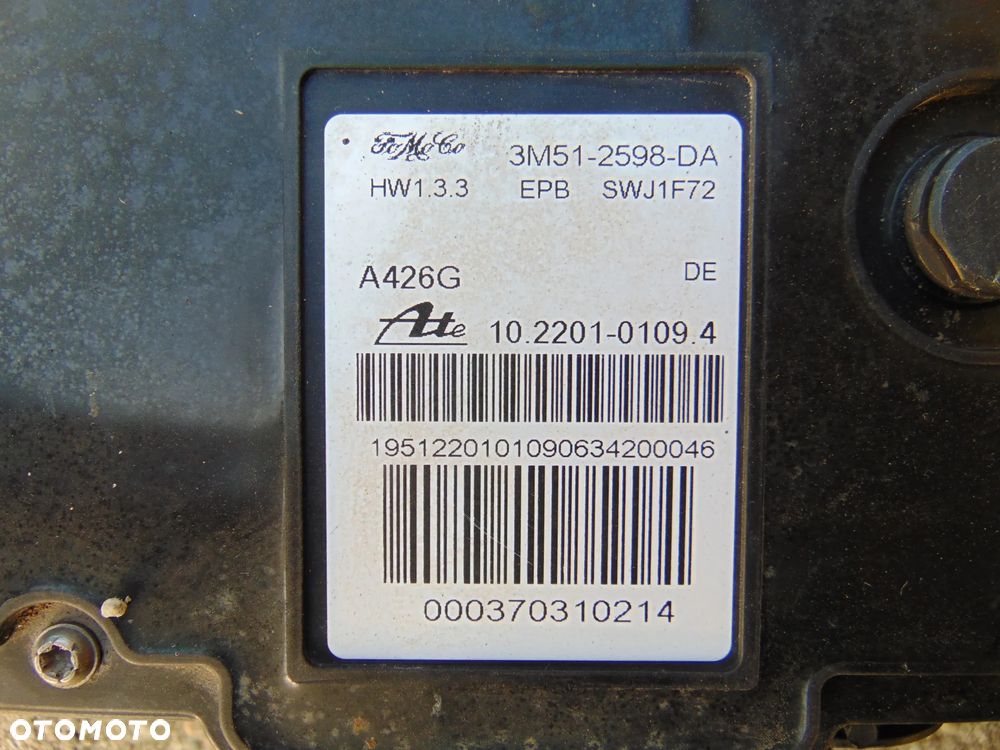 Elektryczny hamulec postojowy ręczny 3M51-2598-DA Ford Focus C-Max I 03-10r - 2