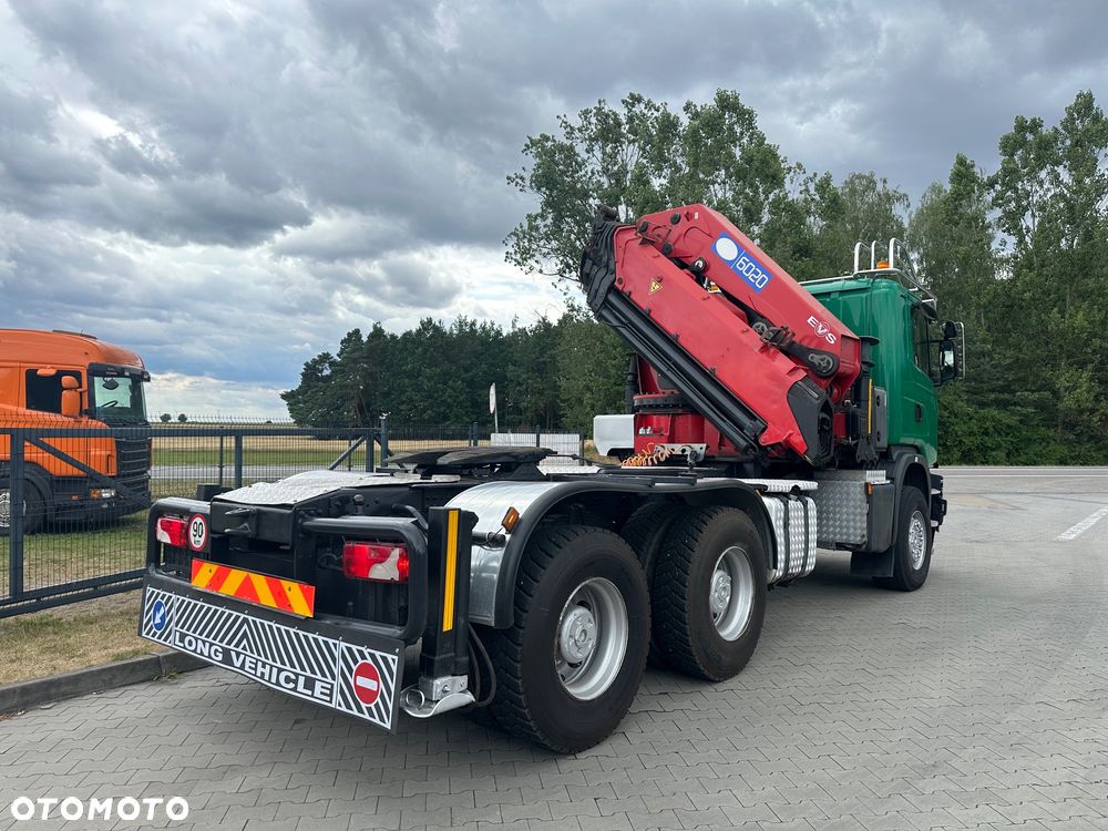 Scania G450 6x6 do energetyki 2015r słupów ciągnik specjalny Hds żuraw - 16