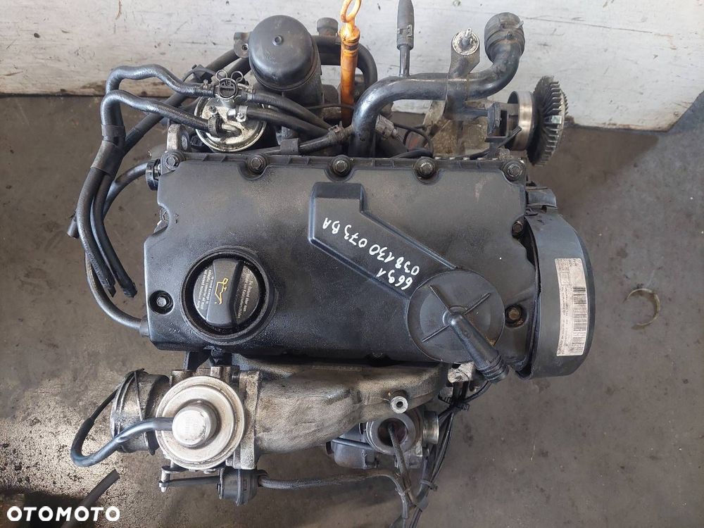 SILNIK POMPOWTRYSKI TURBO PASSAT B5 1.9 TDI AVF 038145702E 038130073BA - 10