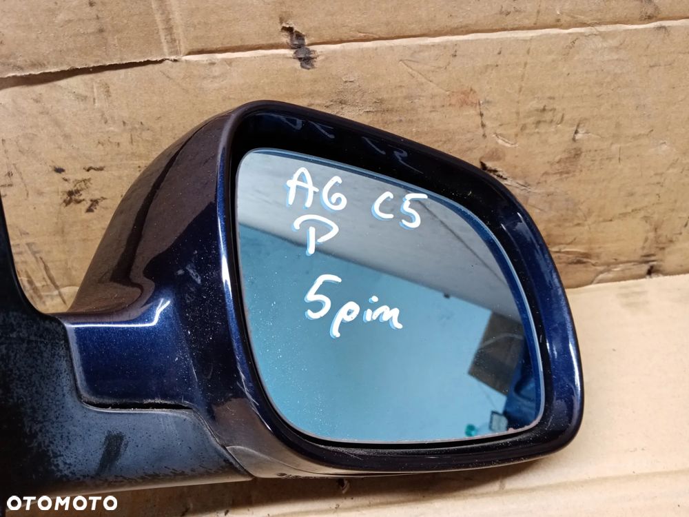 Lusterko zewnętrzne prawe Audi A6 C5 5 PIN 4B1858532 - 8