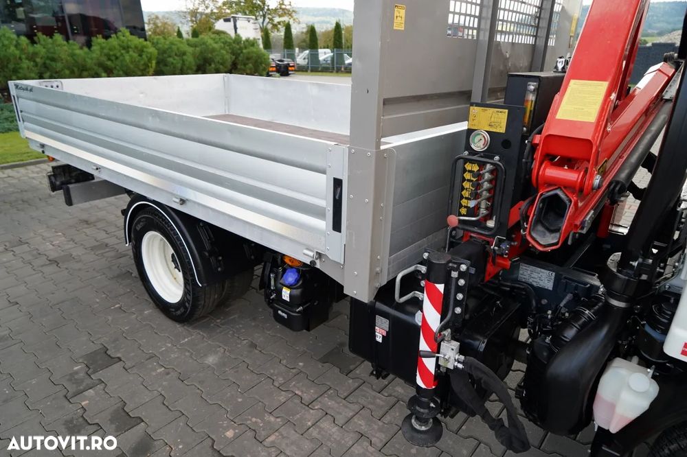 Isuzu M21 / 120 CP / 3,25 M TRANSMISIE / TWIN / + PALGINGER PK 2900 B / 990 KG CAPACITATE DE RIDICARE / ATINGERE 6,2 M / 2021 - 13