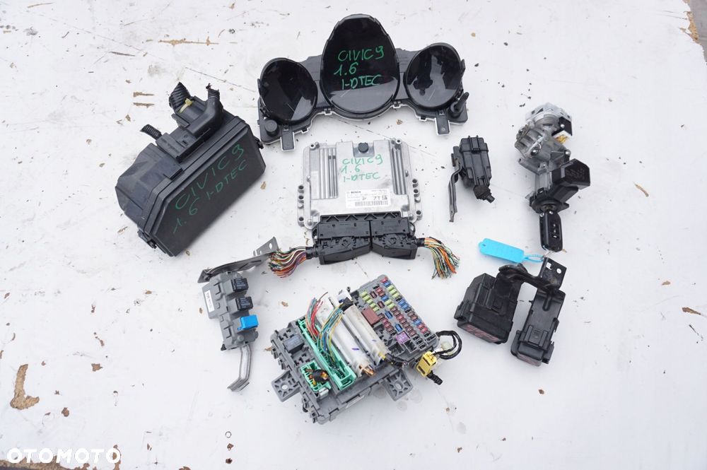 KOMPUTER STEROWNIK SILNIKA 37820-RZ0-D03 HONDA CIVIC 9 IX 1.6 I-DTEC - 1