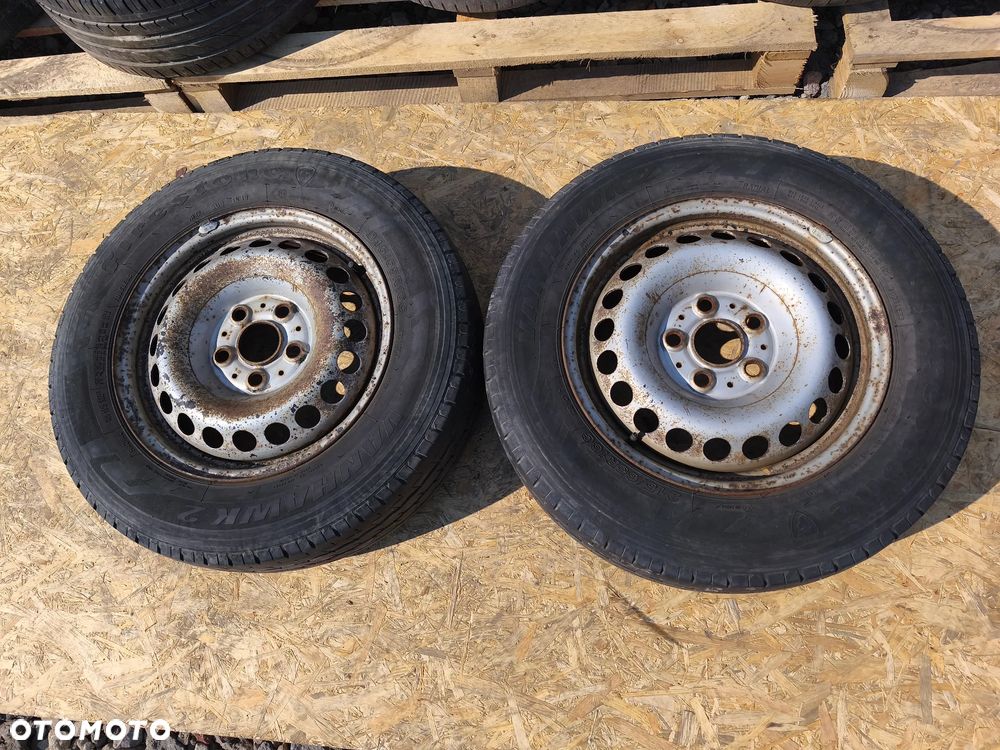 FELGI STALOWE OPONY KOŁA 5X120 16 CALI 215/65R16C VOLKSWAGEN TRANSPORTER T5 - 2