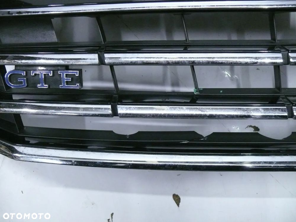 ATRAPA GRILL VOLKSWAGEN PASSAT B8 GTE 3G0 2019 LIFT USZKODZONY - 4