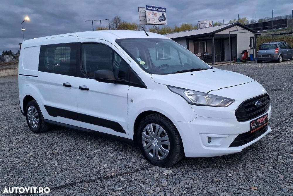 Ford TRANSIT Connect, maxi - mixt VAN, L2, 1.5 tdci, 100 CP, 5 loc si marfa, NAVI, Clima, camera, euro 6c, 201.000 km,  10/2018 (serie 2019) - 2