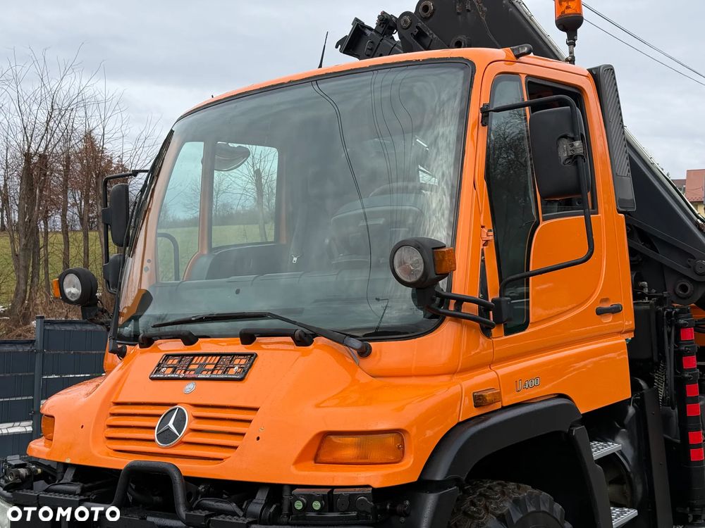 Mercedes-Benz * Mercedes Unimog U 400 * HDS HIAB 166 * Specjalny * Energetyka * Kosz do HDS * Stan Idealny - 4