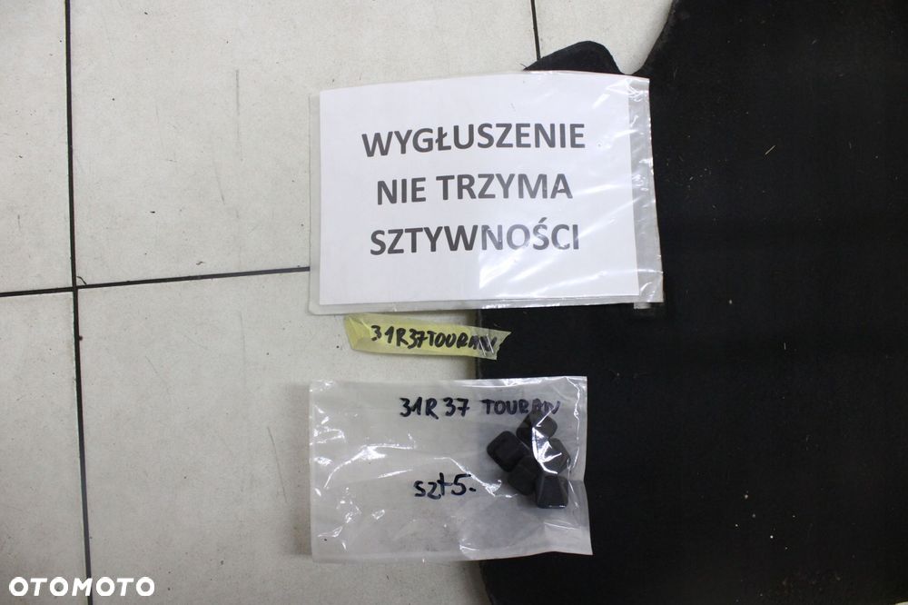 VW TOURAN I 03R- WYGŁUSZENIE WYCISZENIE PODBITKA MASKI + SPINKI - 3