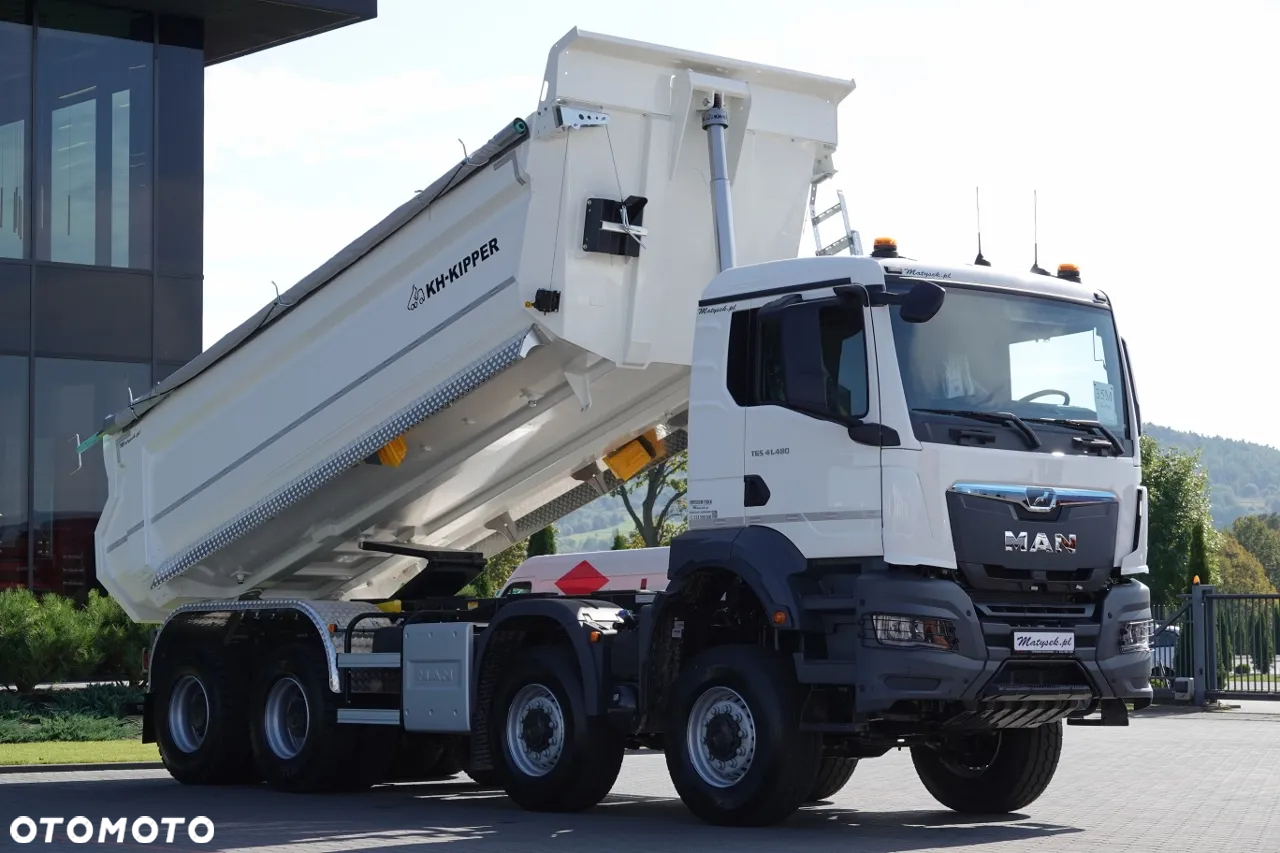 MAN TGS 41.480 / 8X8 / WYMIEŃ SWÓJ STARY NA NOWY / WYWROTKA TYLNOZSYPOWA / KH-KIPPER / MANUAL / FABRYCZNIE NOWA - 2024 R / DOSTĘPNY OD RĘKI - 2