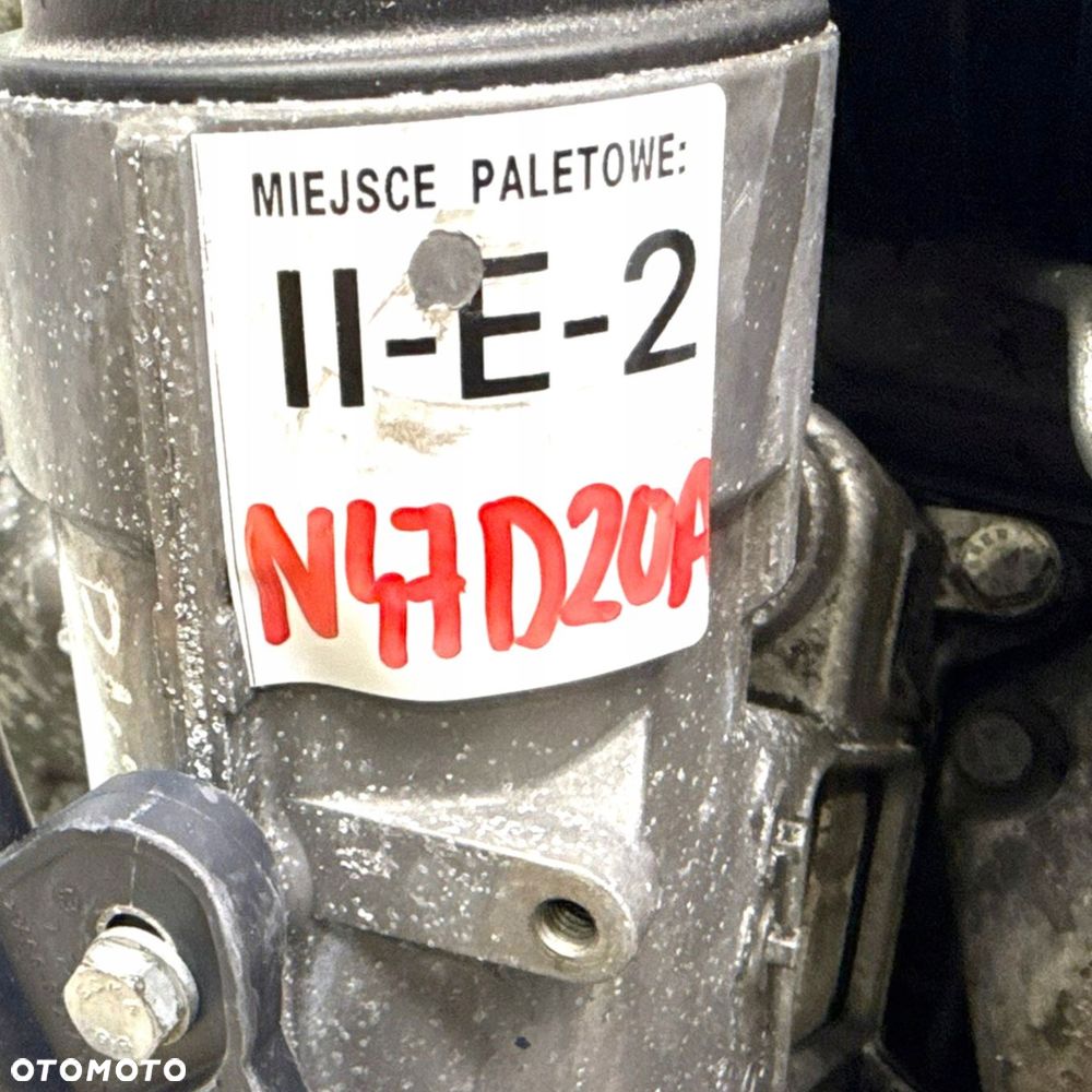 SILNIK N47D20A BMW E81 E87 E90 E91 E60 E61 X1 E84 X3 E83 2.0 D DIESEL - 12