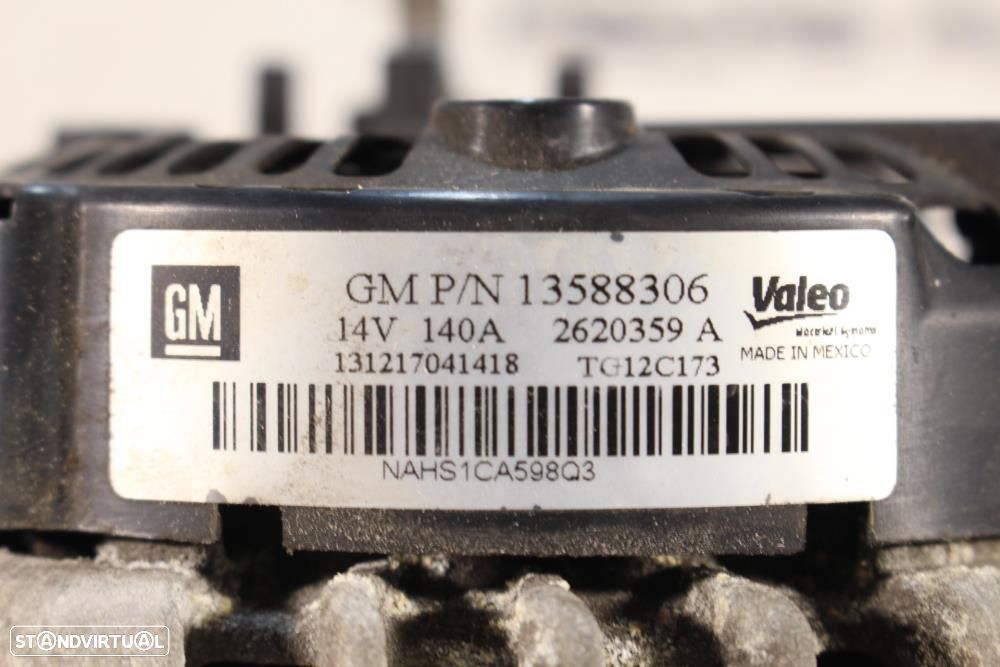 Alternador Opel Insignia A (G09)  13588306 / 2620359A / Tg12c173 - 8