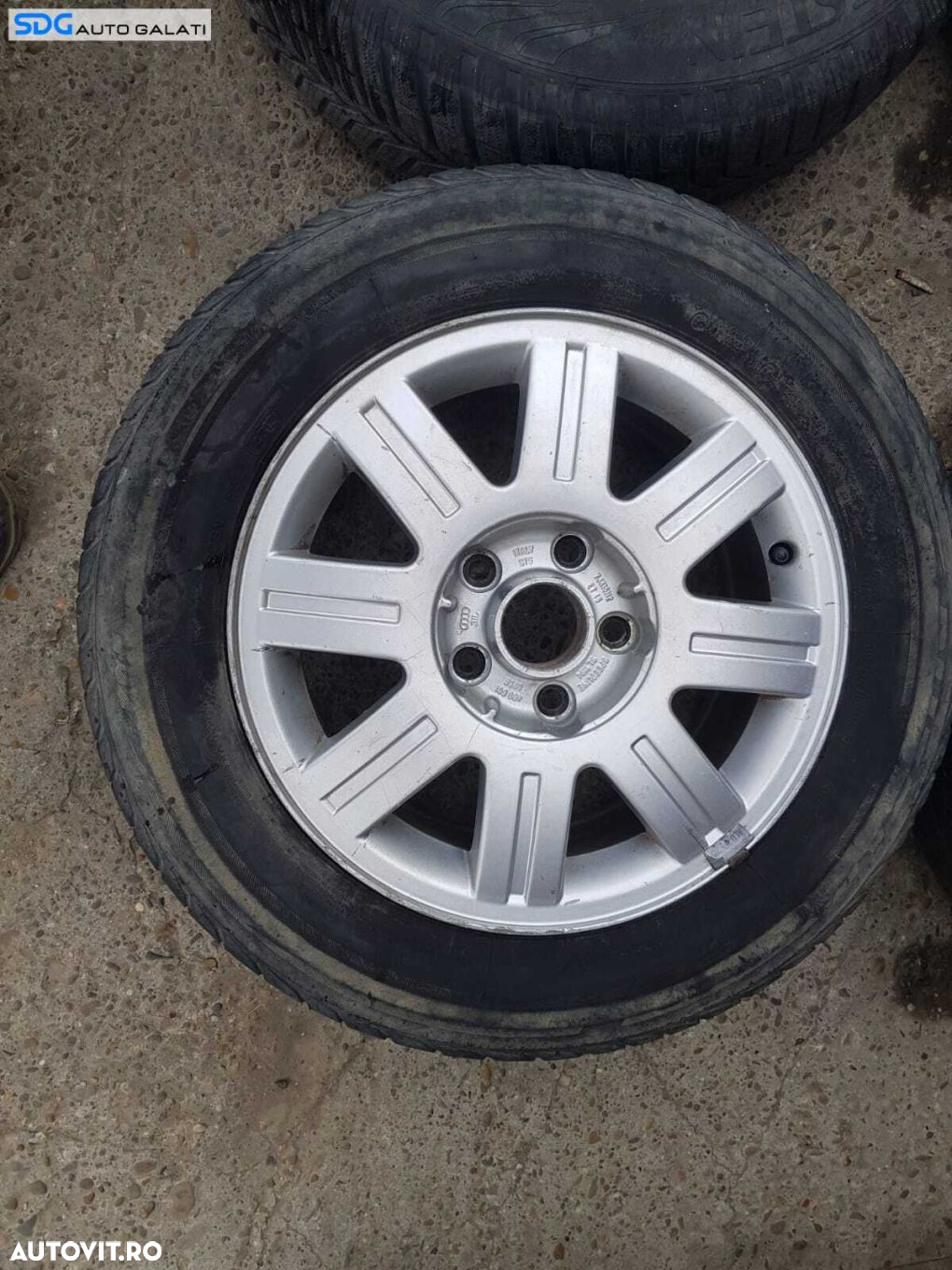 Set 4 Jante Roti Aliaj 5x112 195 65 R15 7JX15H2 ET45 7JX15H2 ET45 VW Golf 5 2004 - 2008 Cod 4B0601025B - 5