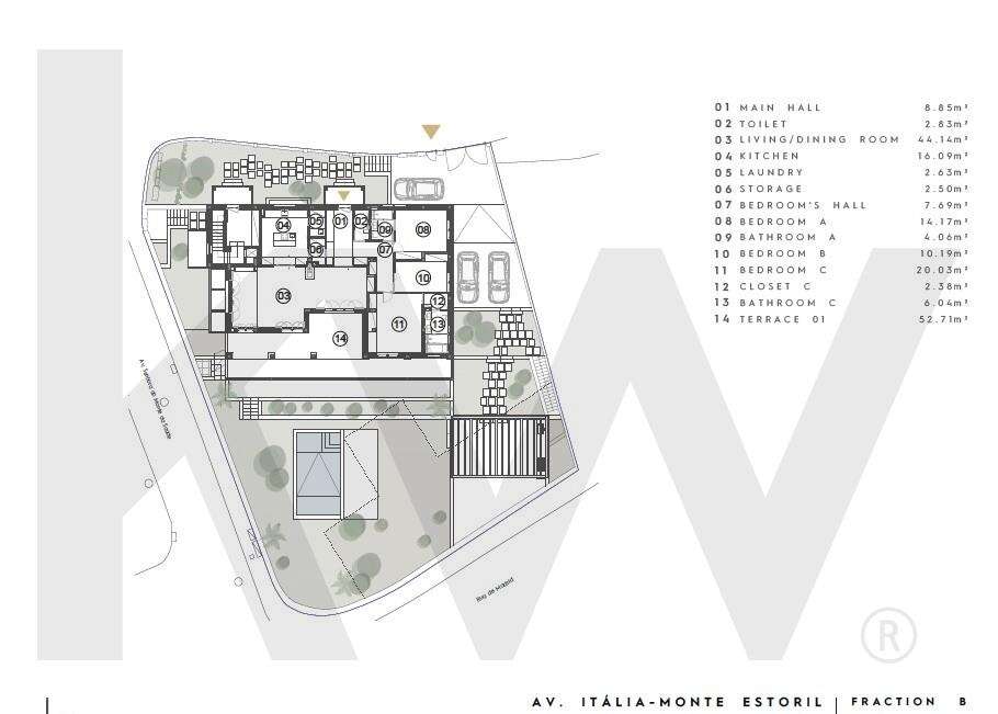 Apartamento novo de luxo T3 no 1ºandar . No coração de Monte Estoril - - Grande imagem: 3/9