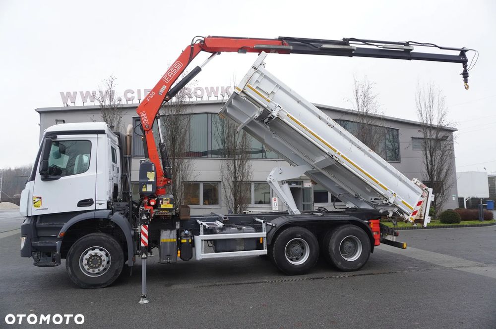 Mercedes-Benz Arocs 2636 6x4 / Wywrotka 2-stronna / HDS Fassi F135A.0.23 / Pilot / Rotator - 12