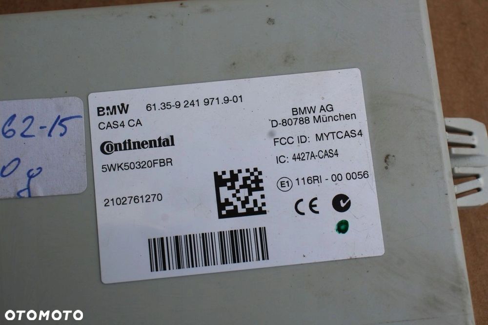 Zestaw startowy silnika BMW N63B44A N63 4.4 V8 TURBO 408KM 7619884 F01 F02 - 5