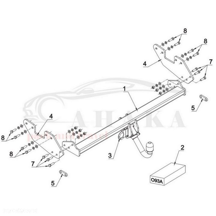 Hak Holowniczy Automat Do Toyota Hilux Pick-Up Od 2016 (Tylko 4X4) - 2