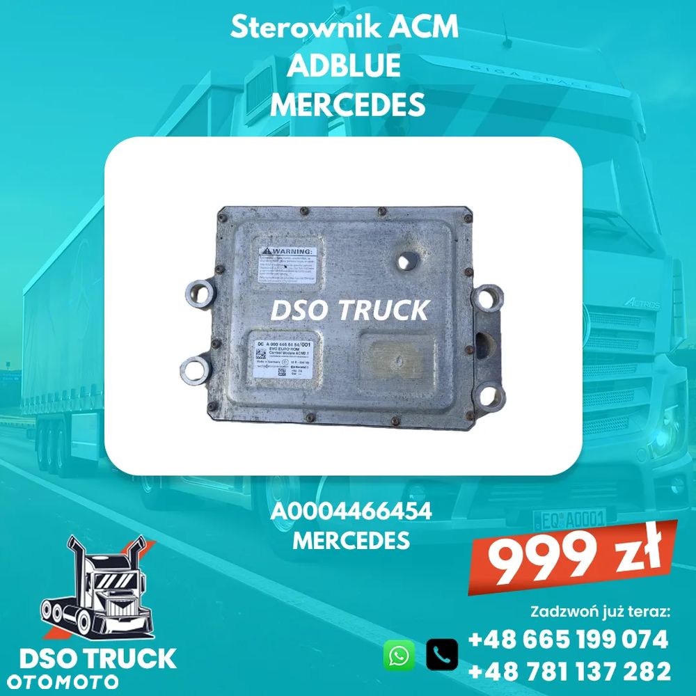 A0004466454 Sterownik ACM adblue Mercedes MP ACTROS AXOR ATEGO - 1