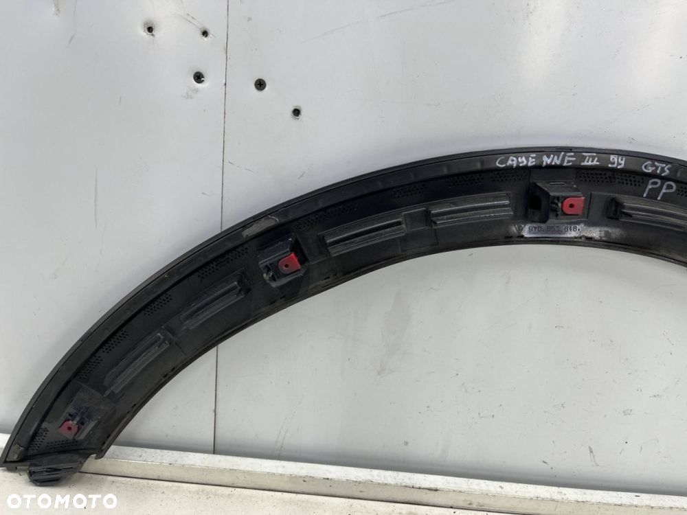 Listwa Porsche Cayenne III 9y GTS 17r.- PRAWY przedni rant nadkola błotnika nakładka prawy przód - 9