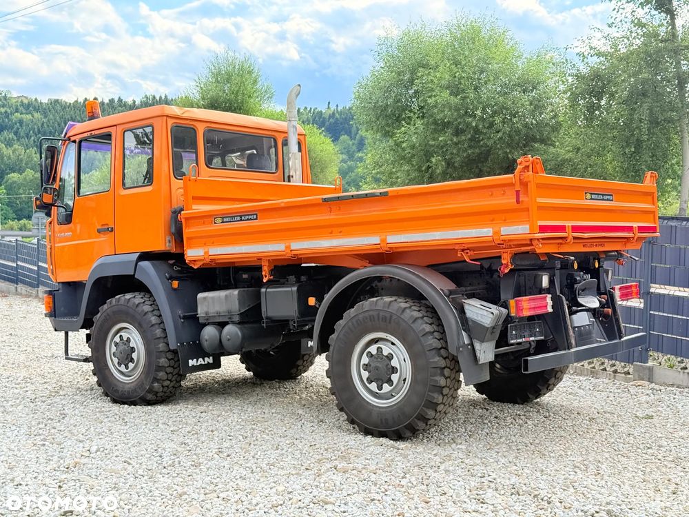MAN * MAN 10-220 * Pług * Kiper Wywrotka Meiller * 4x4 * Zimowe Utrzymanie * Unimog * - 9