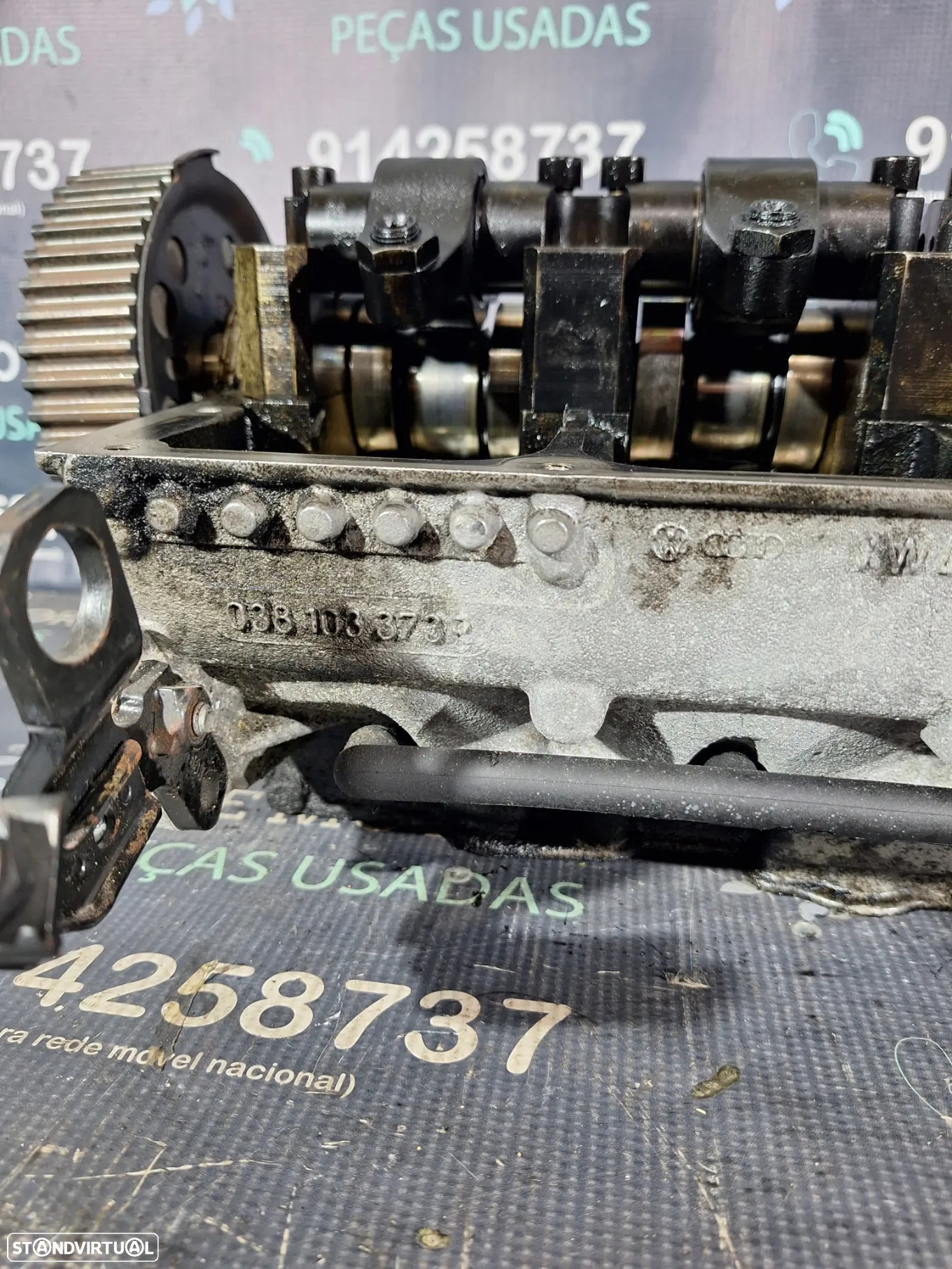 Cabeça de motor usada 038103373r VW SHARAN 2.0 TDI 8V 1.9 SEAT 100CV 130CV 115CV ASZ ATD AJM AWX BKC BXE - 3