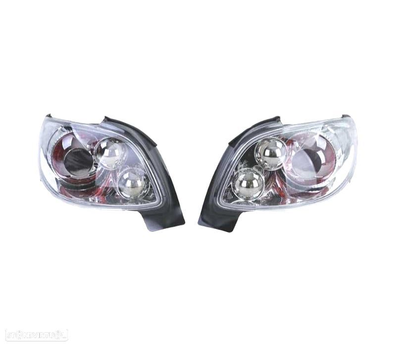 PILOTOS PEUGEOT 206 CC 98-09 FUNDO CROMADO - 1