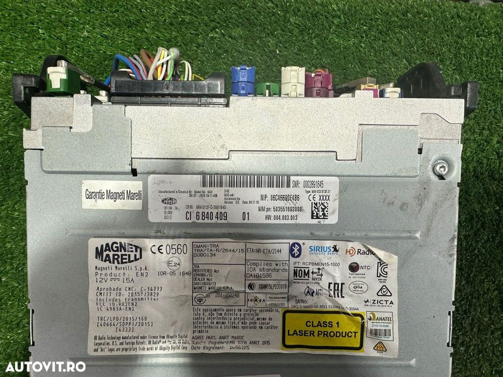 Sistem audio radio cd multimedia bluetooth bt mini cooper cod: ci684040901, 0002891645, 06c4669de4b6 - 2