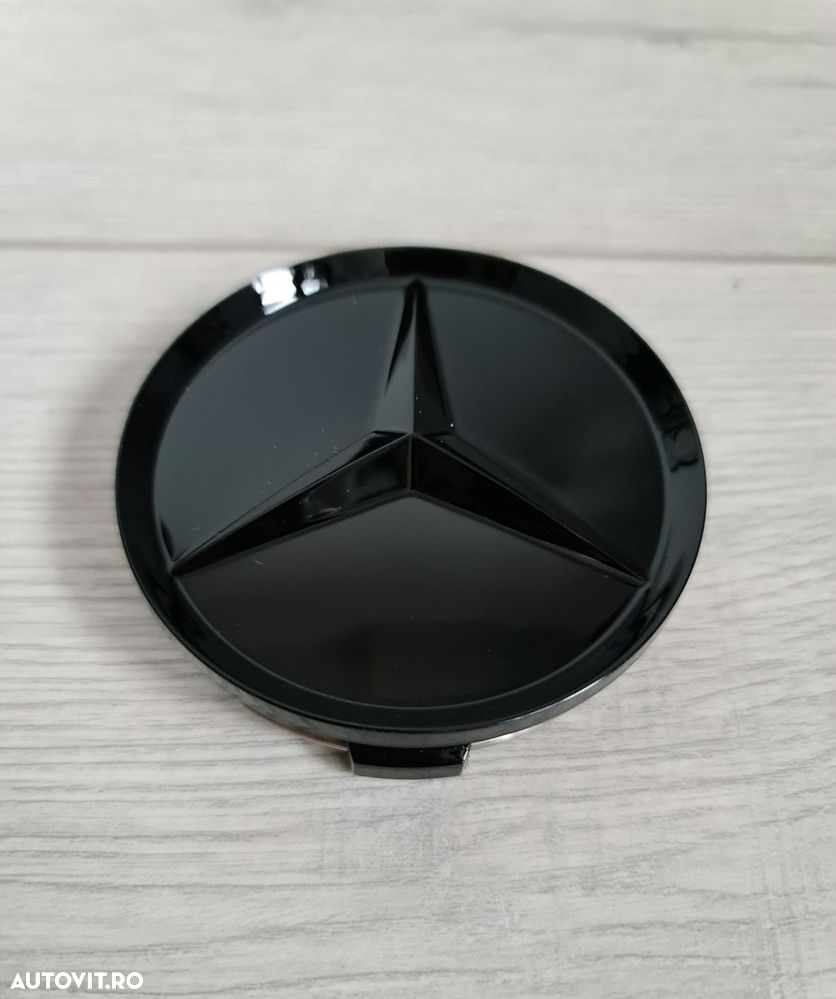 Capace-Jante-75-MM-Mercedes-Negre-Full-Black-Clasa-A-C-E-S-CLS-GLC-GLE - 2