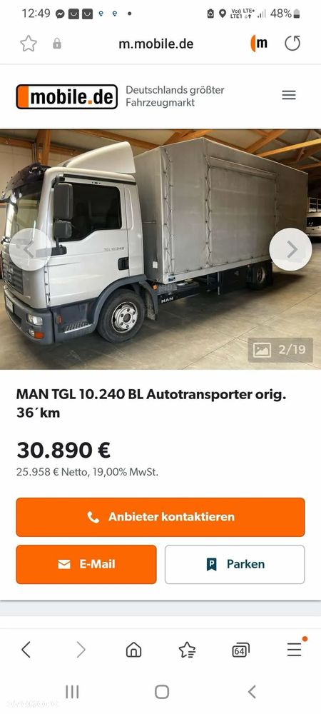 MAN TGL 12.240 4X2 BL - 13