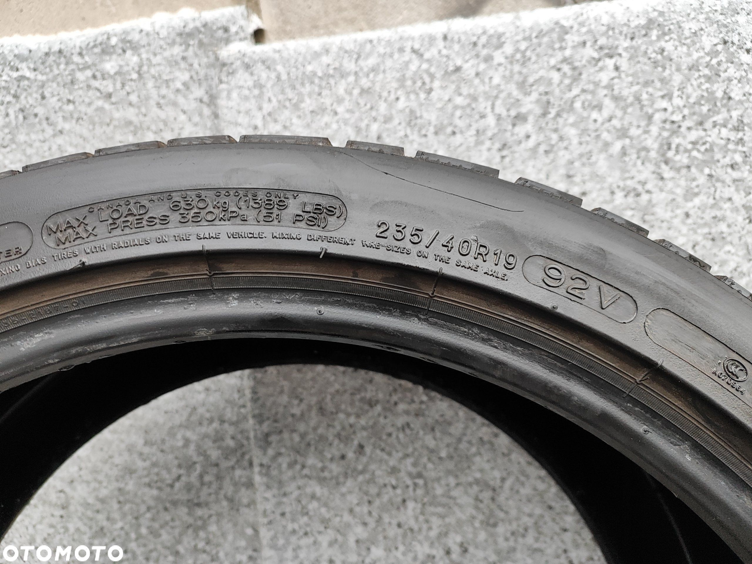 Opony zimowe 235/40 R19 Michelin Pilot Alpin PA4 92V - 5