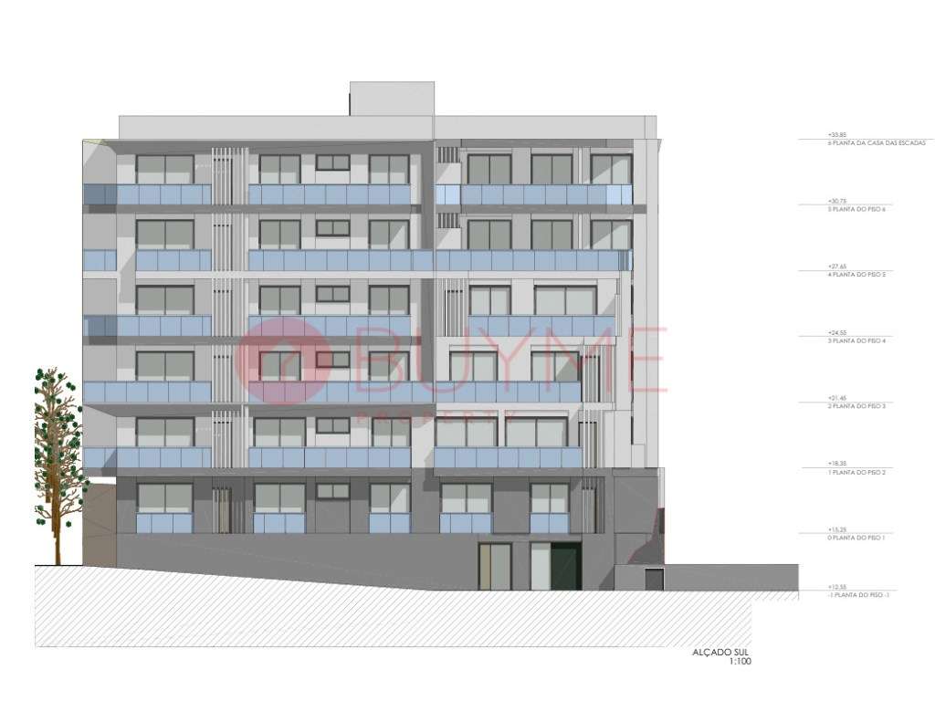Terreno Urbano com Projeto Aprovado para 46 Apartamentos em Quarteira - Grande imagem: 3/10