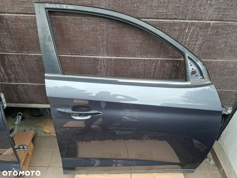 HYUNDAI TUCSON III 3 15-21 DRZWI PRAWA STRONA PRZÓD PRAWE TYŁ TYLNE PRAWE Z3G SZARY Demontaz w kolor super stan - 8