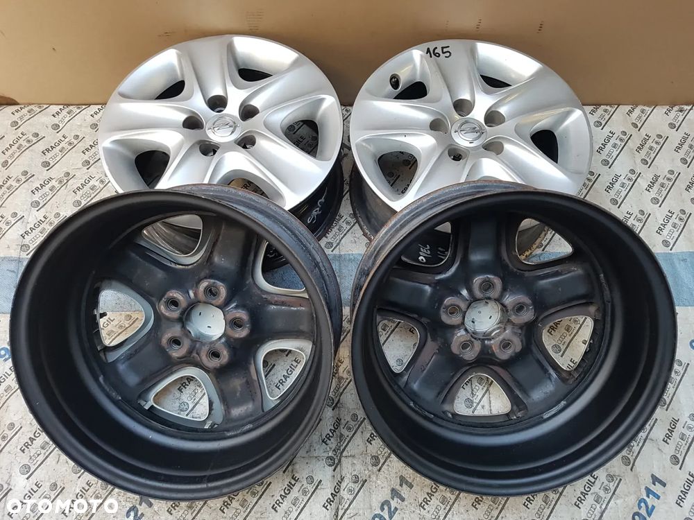 FELGI STALOWE+ KOŁPAKI  OPEL ASTRA H MERIVA B ZAFIRA B VECTRA C  5x110 6,5JX16 ET39 - 10