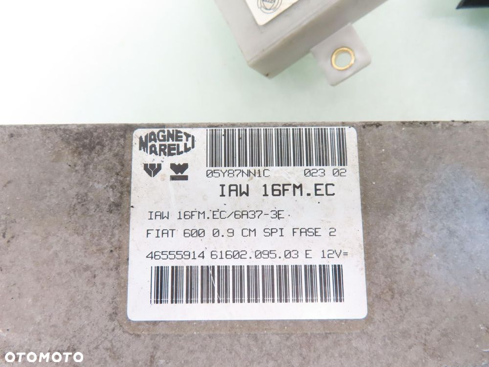 STACYJKA STEROWNIK FIAT SEICENTO 0.9 IAW16FMEC 46555914 6160209503E - 6