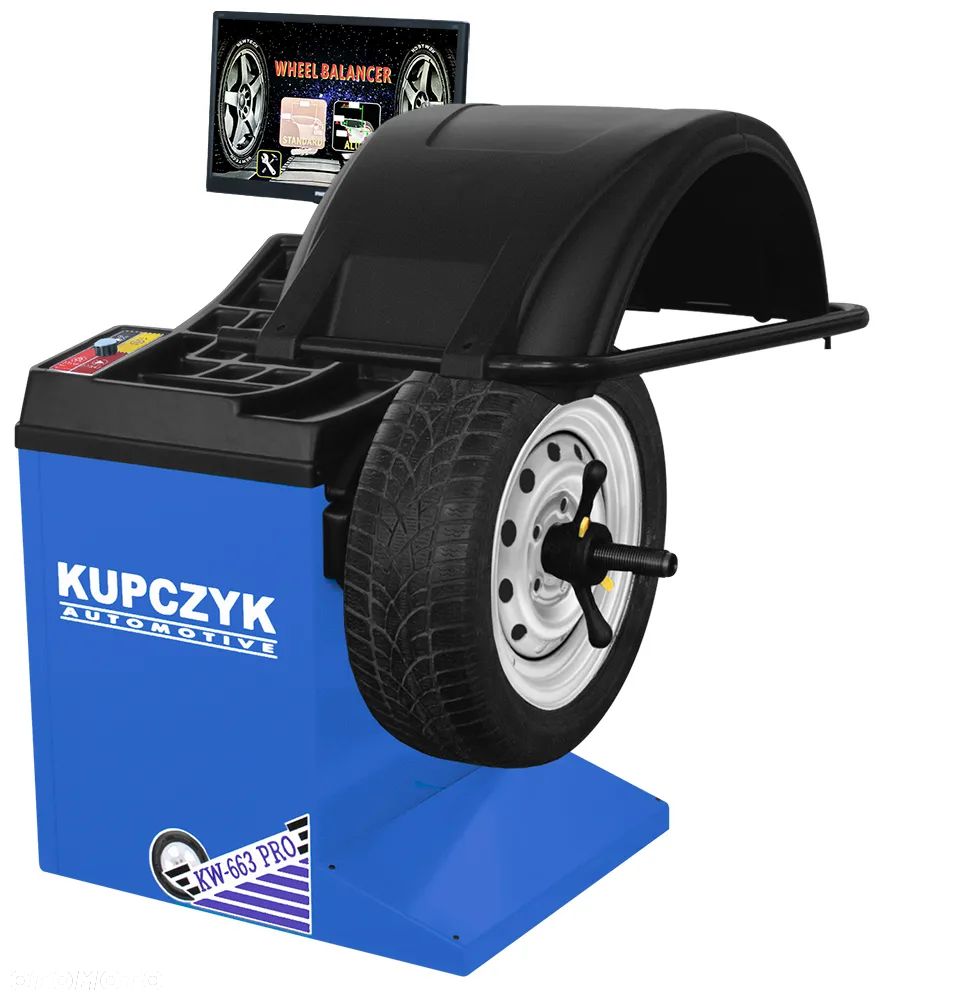 Wulkanizacja Montażownica do kół KM-528 PRO Runflat Wyważarka KW-663 PRO Kupczyk - 14