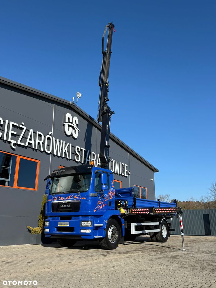 MAN TGM TGL TGS 18.250 // wywrotka 3-S + HDS HMF 1420 - K2 // E5 // budowlanka //żuraw dzwig kran crane // Świeżo sprowadzony!! - 13