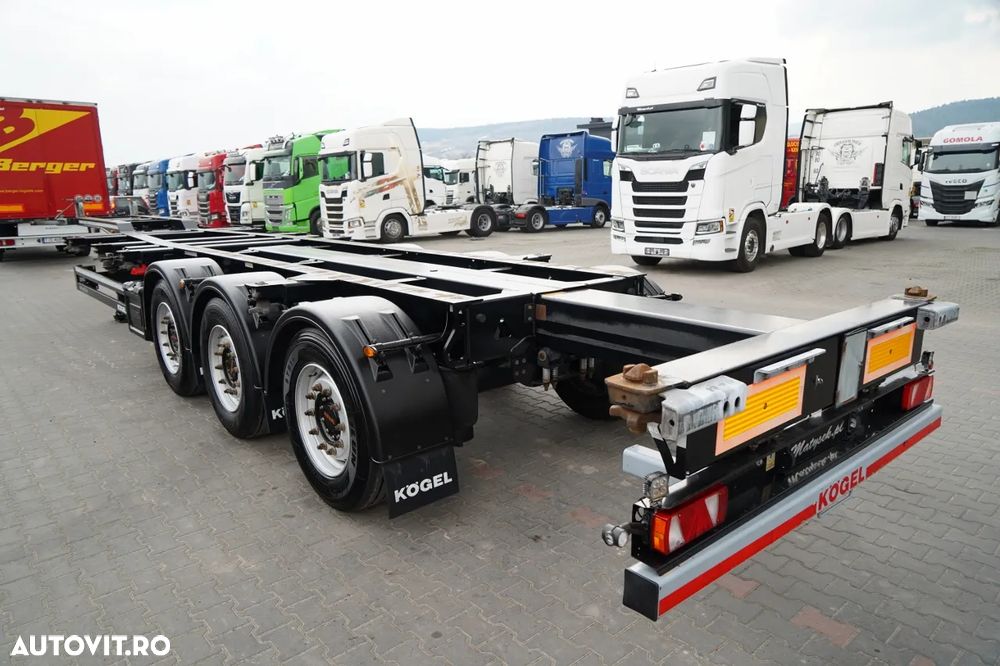 Kögel SEMIREMORCĂ CONTAINER / UNIVERSAL / SPATE EXTENSIBIL / PENTRU TOATE CONTAINERELE - 11