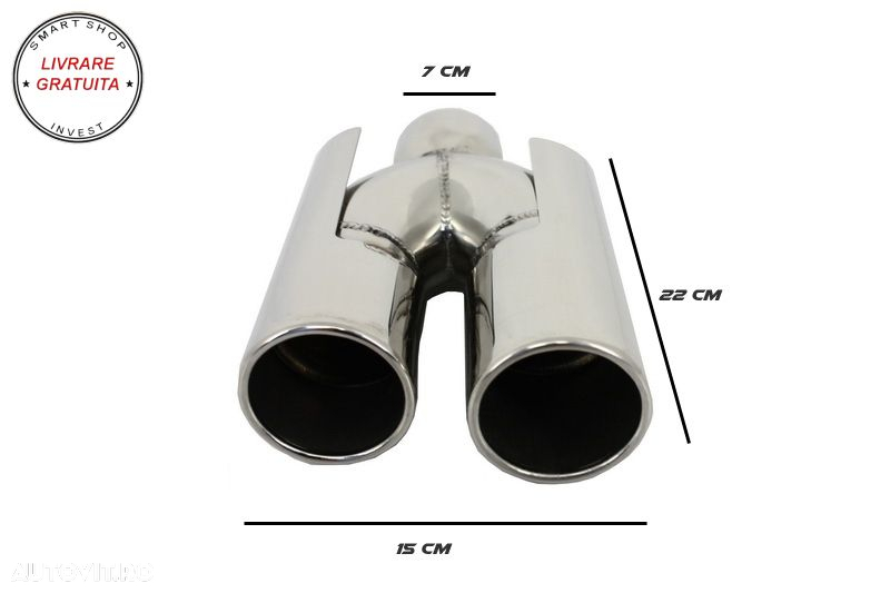 Tobe Ornamente sistemul de evacuare BMW E60 E90 E92 E93 F10 F30 M3 M5 M6 ACS Look- livrare gratuita - 5