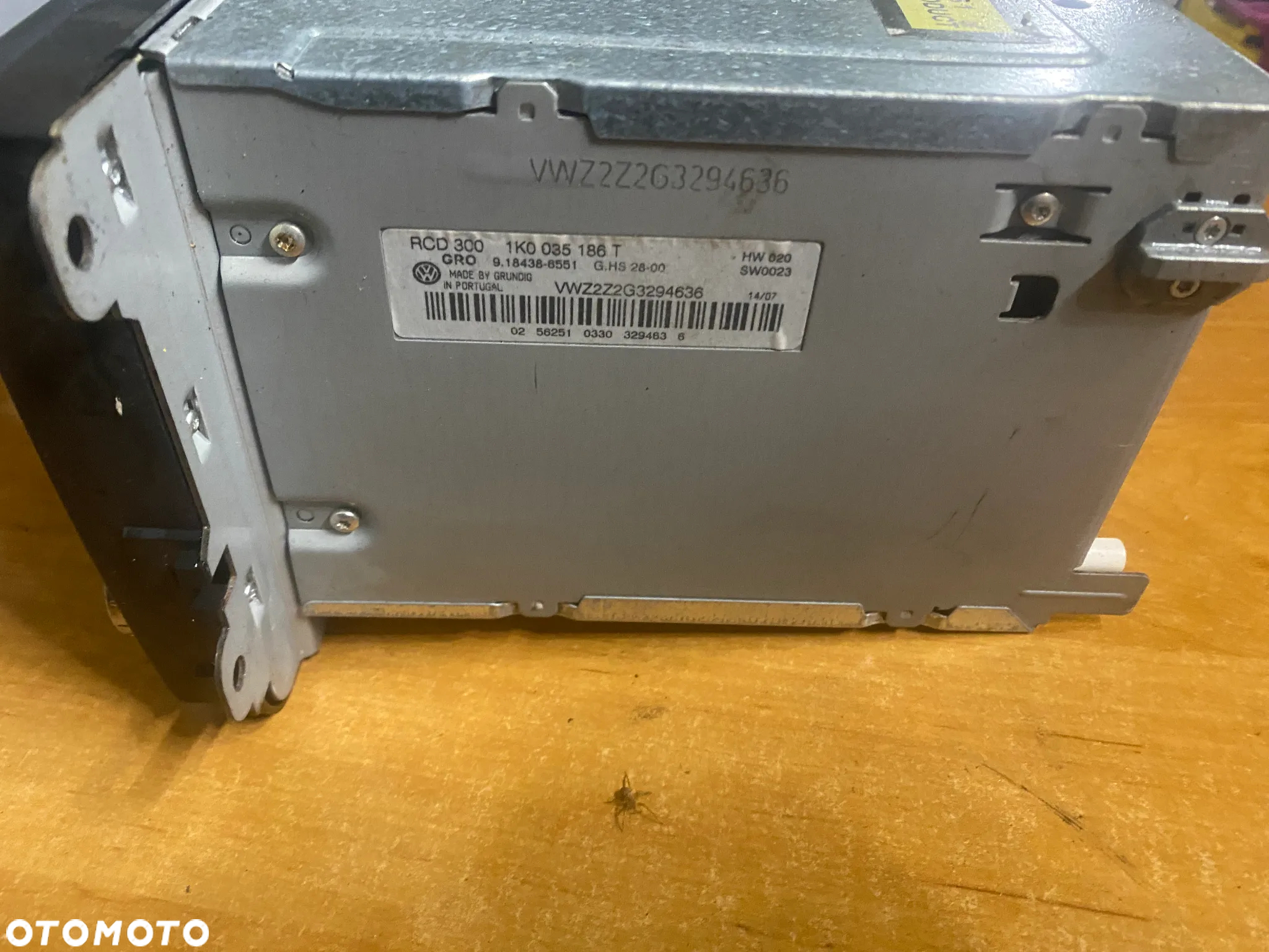 RADIO CD FM VW PASSAT B6 1K0035186T - 3