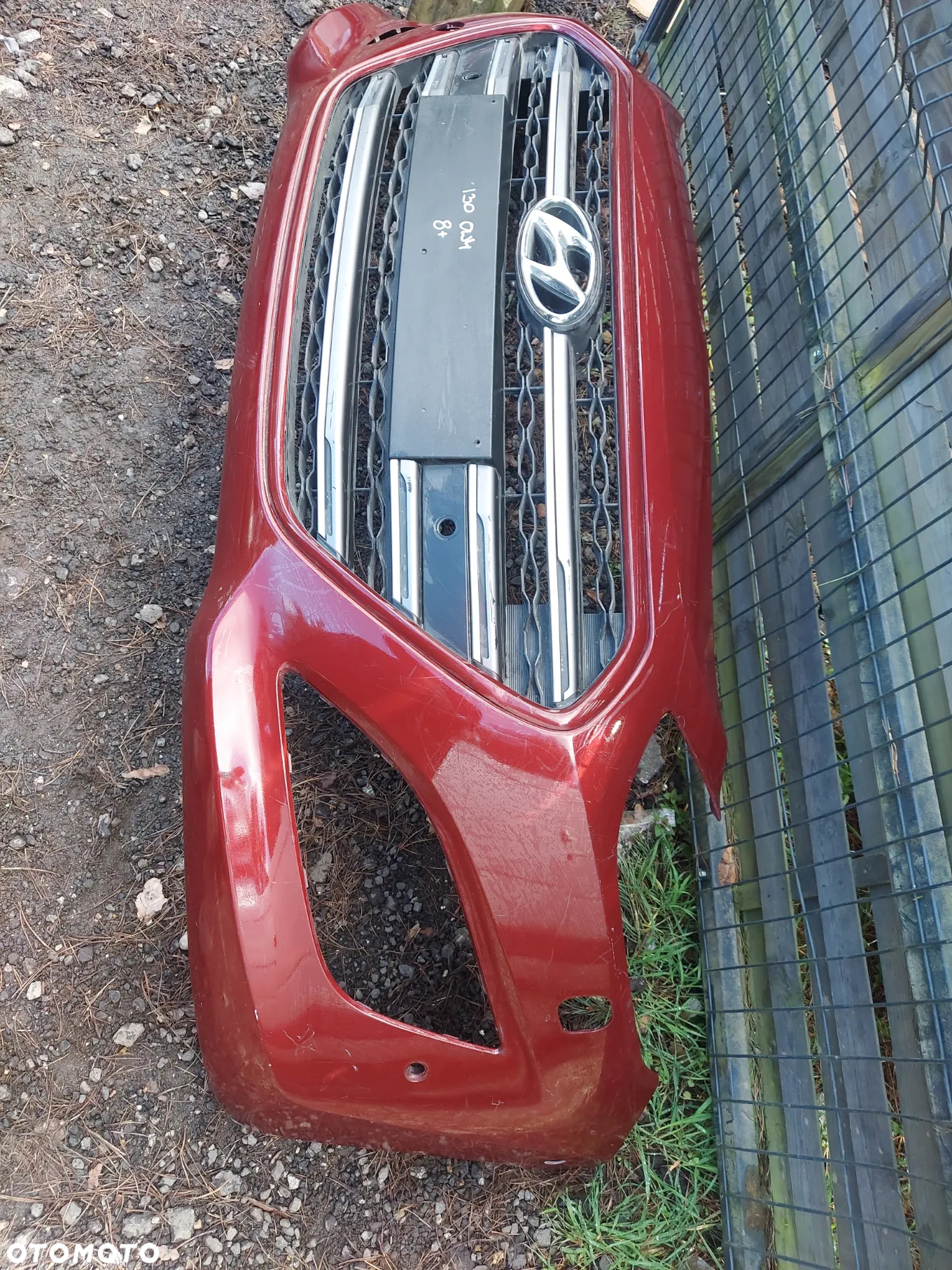 Hyundai i30 II lift zderzak przód grill pdc spryski - 3