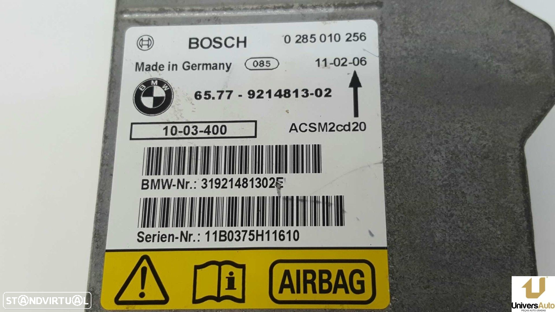 CENTRALINA DE AIRBAG BMW X6 (E71) XDRIVE40D - 4