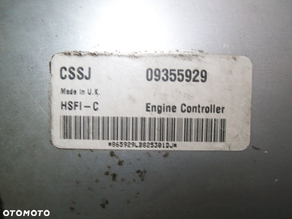 sterownik komputer Astra II 09255929 CSSJ - 3